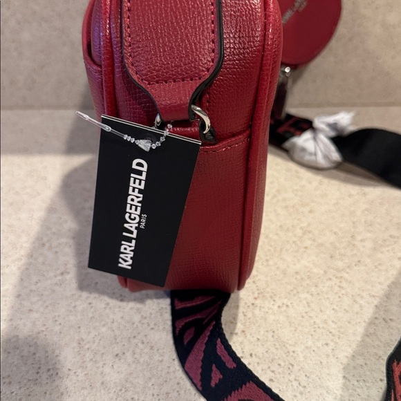 Karl Lagerfeld Crossbody Bag with Logo Guitar Strap - Picture 5 of 9